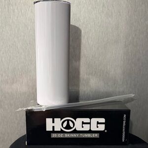 HOGG White Skinny Tumbler - 20 oz